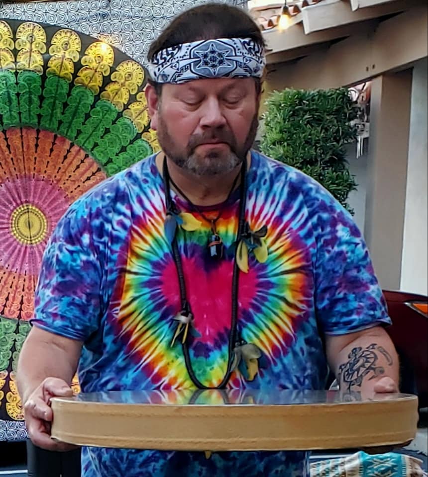 Pablo Ledesma playing drums